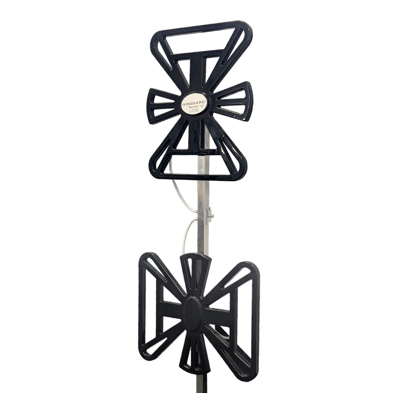Winegard H V Antenna Retrofit Kit with Head and Mast BLACK