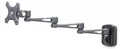 Sphere Triple Arm Wall Mount Monitor Bracket (Black)