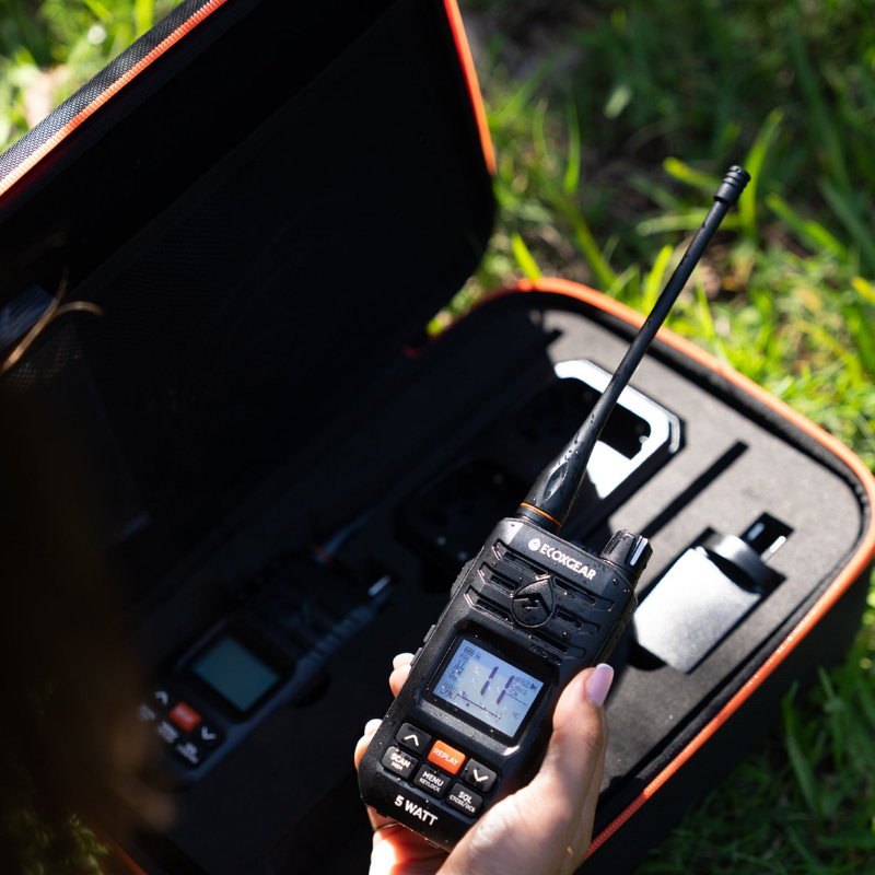 ECOXGEAR 5.0W UHF CB Handheld Radio Twin Pack | IP67 | EXG510S-2PK