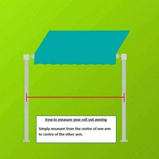 Camper Privacy Sunscreen Offside W2780mm x H2050mm