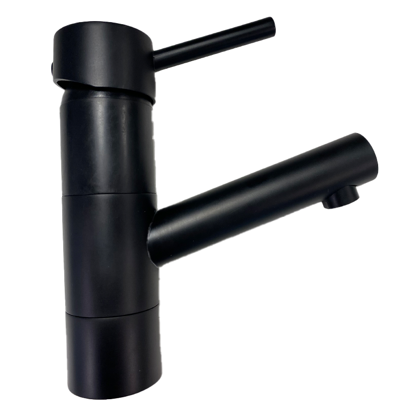 Coast BLACK High Rise Sink Mixer W/13cm Spout