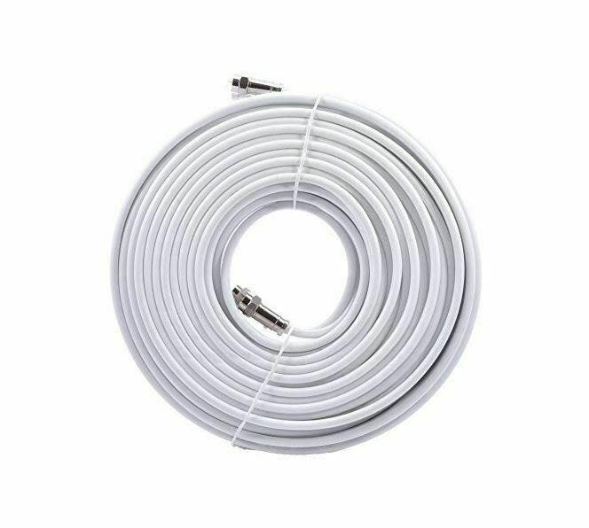 Sphere 6.0m RG6 Quad Shield Coax with Compression Fittings