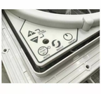 Maxxfan Deluxe - Smoke Rain Dome, T/Stat, Power Lift and Remote. 356x356mm