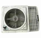MaxxFan Deluxe with Rain Dome, Thermostat, Power Lift and Remote