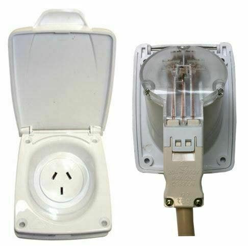 CMS 10AMP Double Pole Socket Outlet