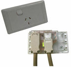 CMS Single Power Outlet (White)