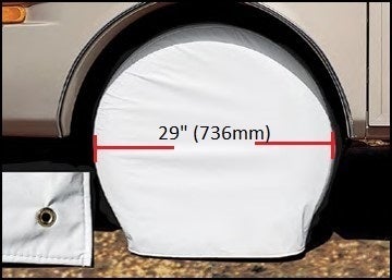 ADCO Tyre Guard White 27"- 29"