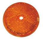 Round Reflex Reflector - Amber