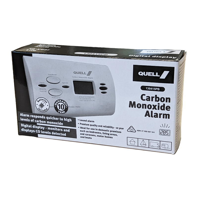 Quell PD04 Carbon Monoxide Digital Display Alarm