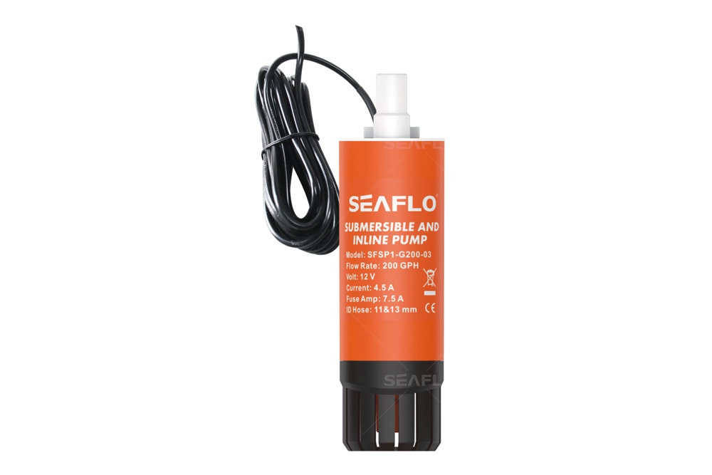 SEAFLO 200 GPH Submersible/Inline Combo 12V Water Pump