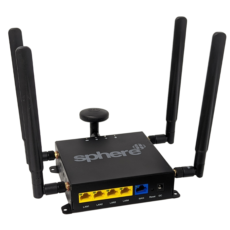 SPHERE CAT6 4G WiFi Router with GPS