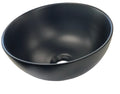 Matt Black Round Ceramic Bathroom Basin