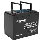 RENOGY CORE | 12V 100Ah LiFePO4 Battery 260x169x211mm.