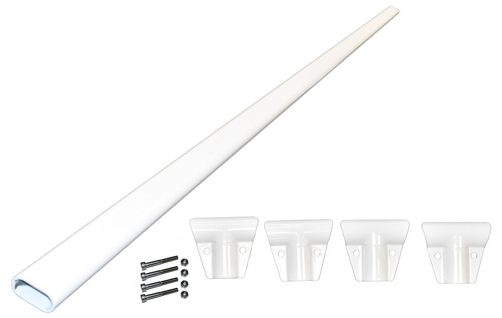 Coast Roof Rack Cross Bar Kit White