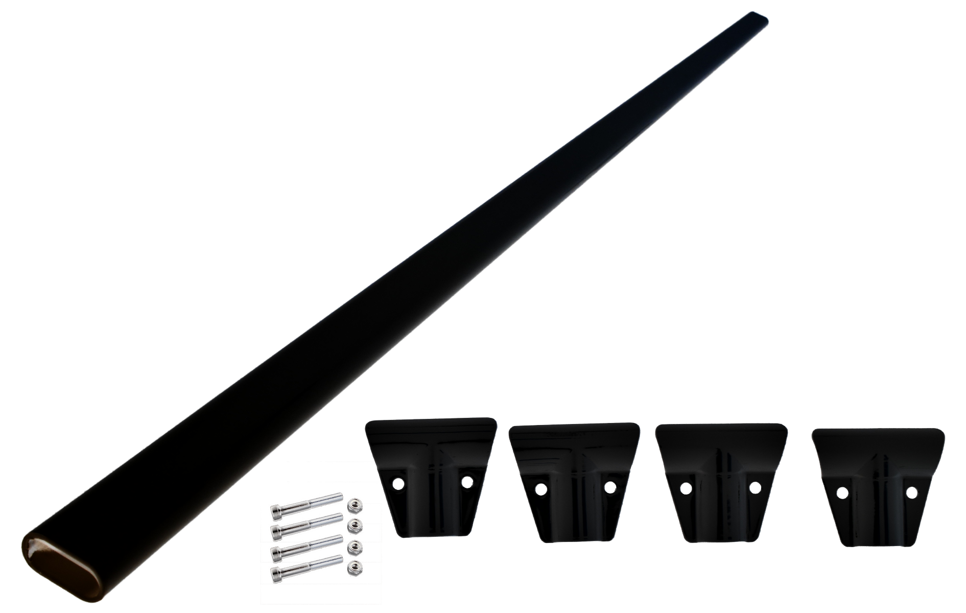 Coast Roof Rack Cross Bar Kit Black