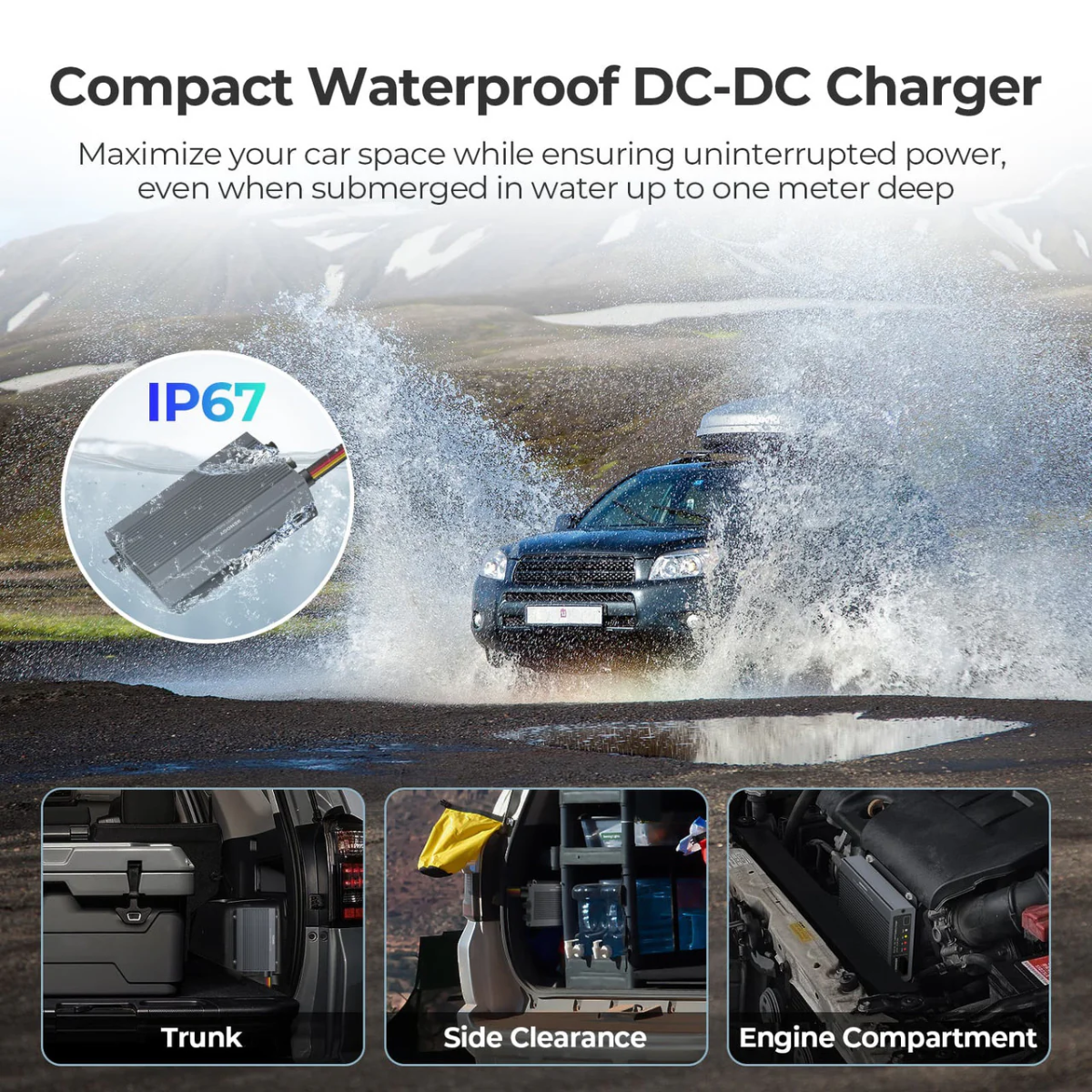 RENOGY REGO | IP67 DC-DC with MPPT Battery Charger (Anderson)