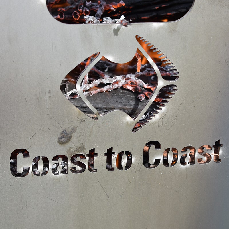 COAST STEEL Portable 400mm Firepit & Ember Tray Kit