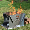 COAST STEEL Portable 400mm Firepit & Ember Tray Kit