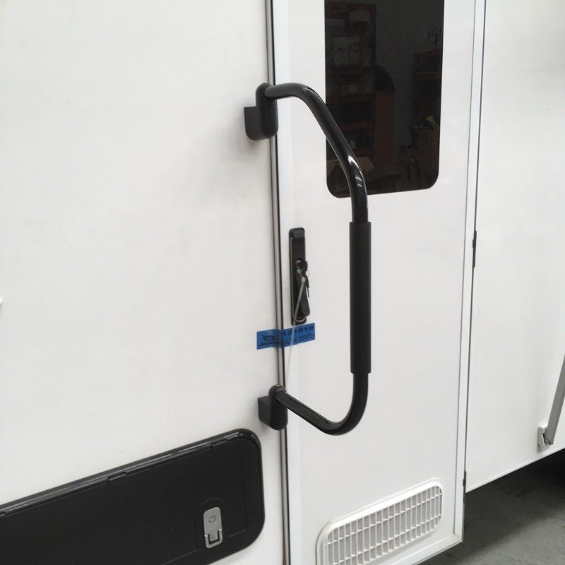 Camco Fold Away Grab Handle - Black
