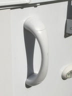 White Plastic Grab Handle