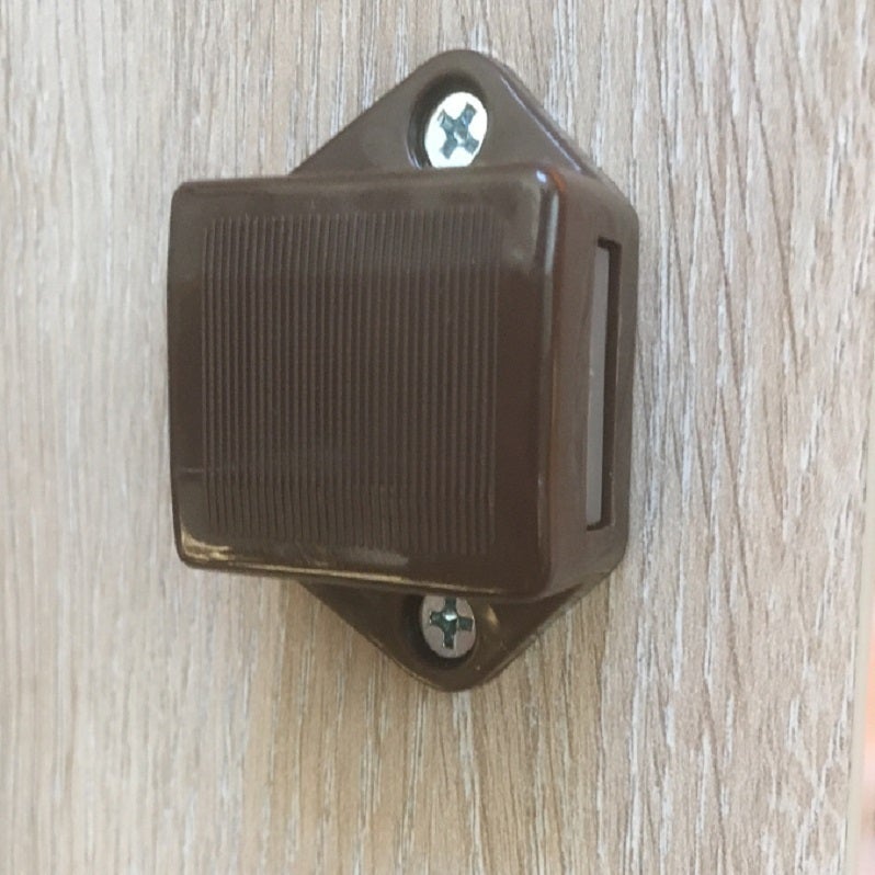 Push Button Catch Brown