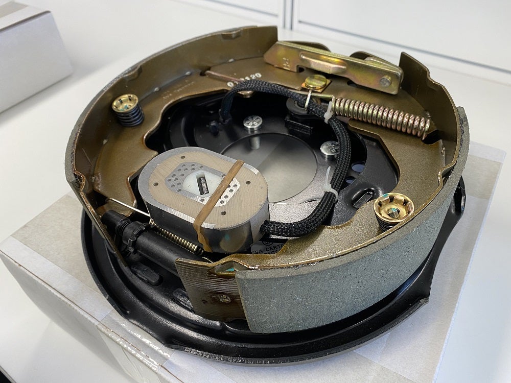 LCI Lippert Complete 10" L/H Elec-Brake Assy Plate