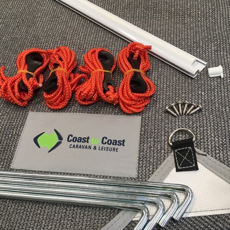 Coast Fridge Vent Suncreen w/ Sail Track.