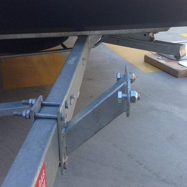 Coast Spare Wheel Carrier 6 Stud Silver.