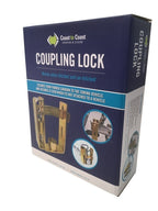 Dual Trailer Coupling Lock Heavy Duty - Inc. Padlock