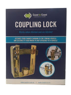 Dual Trailer Coupling Lock Heavy Duty - Inc. Padlock