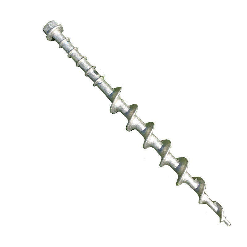 Large Alloy Screw In Peg with ABS Guyrope Holder Clip