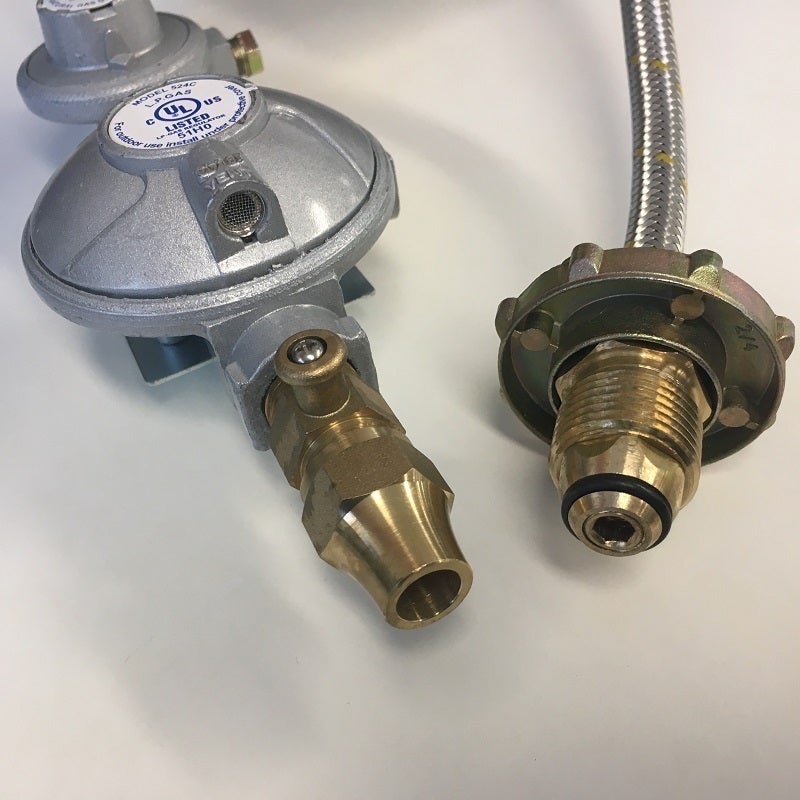 Single Gas Cylinder Regulator Kit