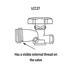 Single LCC27 Gas Cylinder Regulator Kit (LPG).