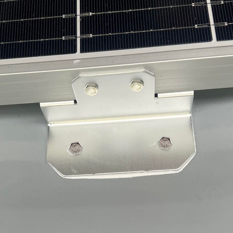 Sphere Solar Panel Mounting Bracket Kit - 4Pce Silver with M6 NUT/BOLTS