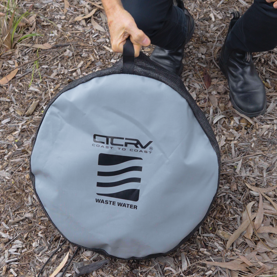 COAST RV Draw String Carrier Bag | Grey Water Hose
