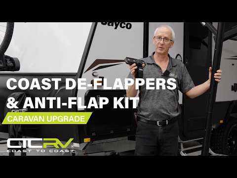 Coast RV Awning Flap Eliminator Kit - Large White - 230 to 240cm