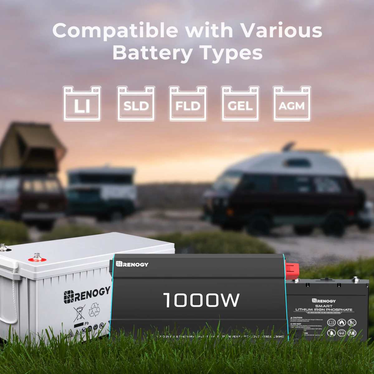 RENOGY CORE | PUH 1000W Pure Sine Wave Inverter