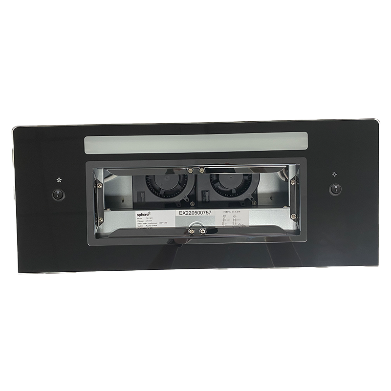 Sphere Tempered Glass Face Recessed Rangehood