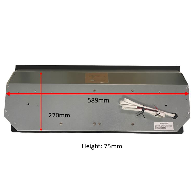 Sphere Tempered Glass Face Recessed Rangehood