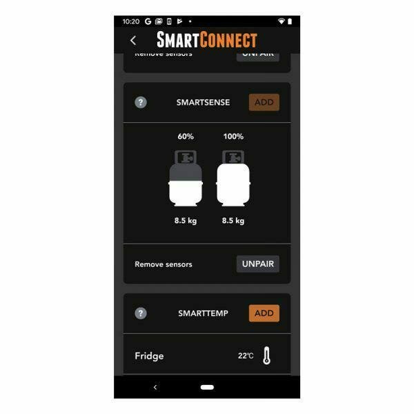 BMPRO SmartSense Premium - Twin Gas Bottle Level Monitor & App