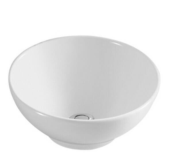 White Round Ceramic Bathroom Basin