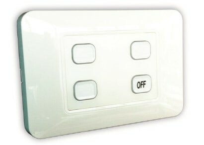 4-Gang Wireless Switch with Master Off