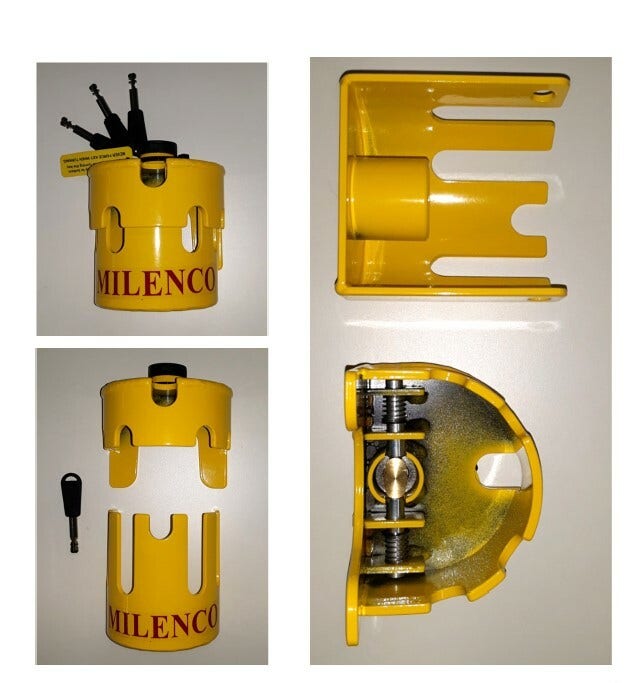 Milenco Australian Hitch Lock with Chain Lock