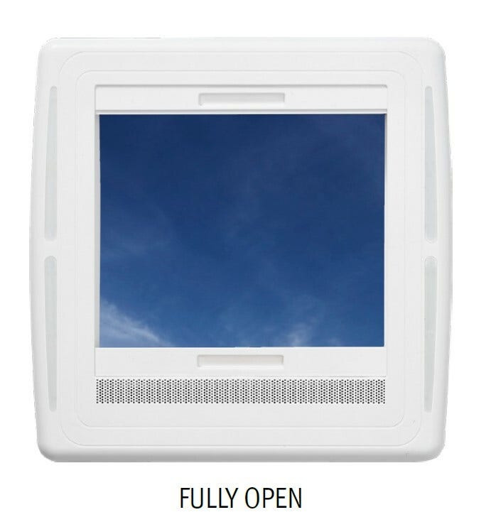 SKYMAXX 400 X 400mm Skylight With Internal Blind (Roof Thickness 23/60mm)