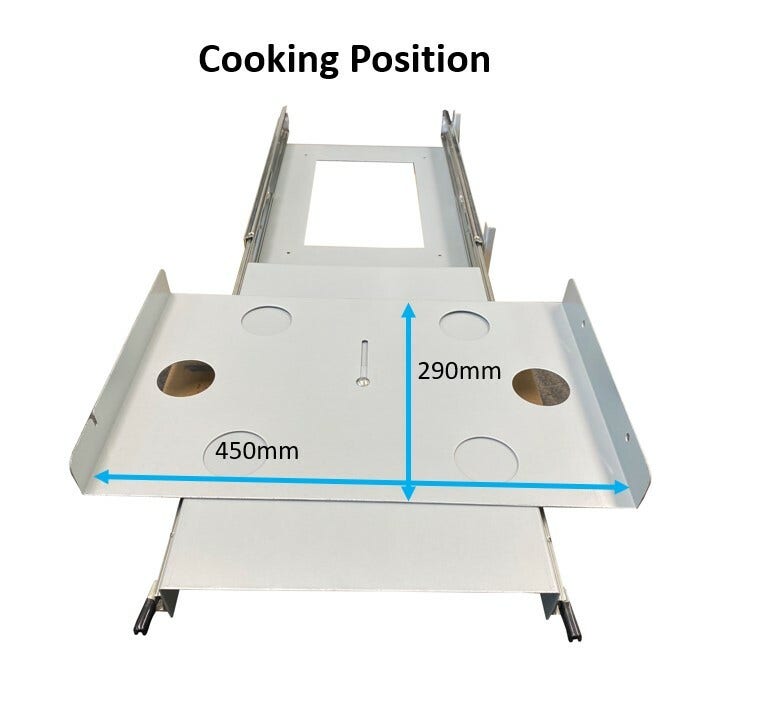 Sizzler BBQ Swivel Slide Kit