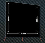 Black Side Sunscreen for Caravans
