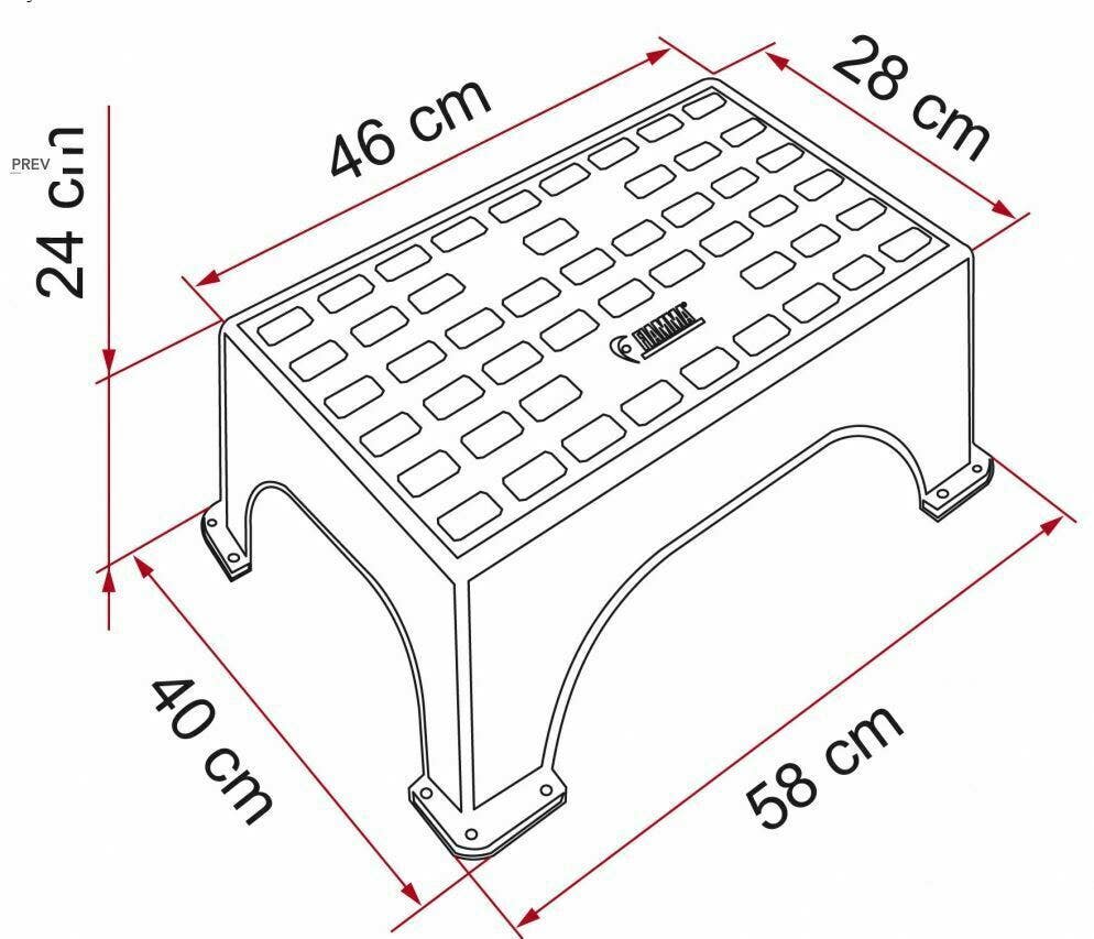 Fiamma Magnum Plastic Step