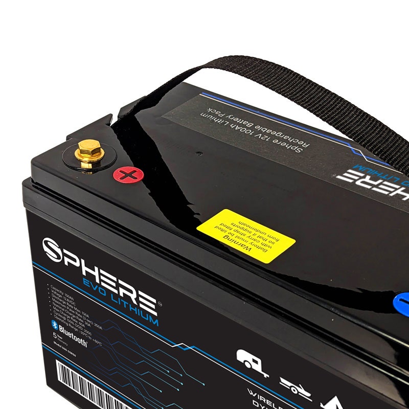 100AH EVO Lithium Battery (LiFePO4) - IP67 & Bluetooth/100A BMS