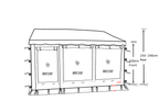 Coast Awning Wall Kits To Suit 13' Rollout Awning