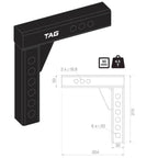 TAG 50mm Drop Weight Distribution Shank. WDHS-050